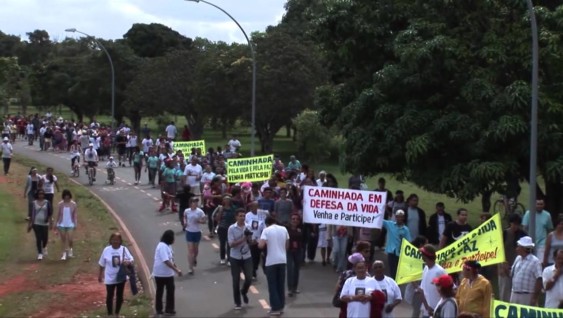 Ato em Defesa da Vida – Brasília 2012